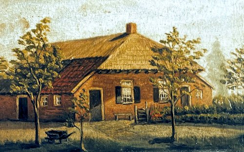 tekening oudste boerderij Mevr. Oldenhave Kl. Winkel