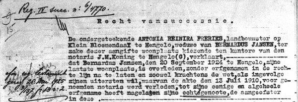 1924 MvS Bernardus Jansen a