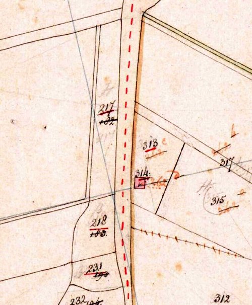 1832 Izereef andere kant van de weg H314